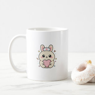 Mug Lapin Infirmière Mignonne Kawaii – Médical Pas