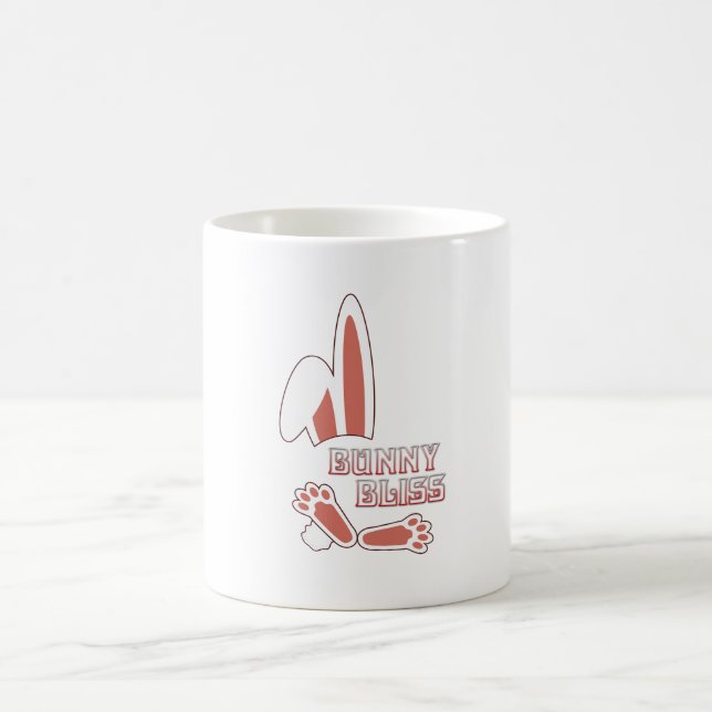 Mug Lapin Kawaii qui regarde (Centre)