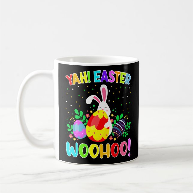 Mug Lapin Lapin Oeufs de Pâques Garçons Dab Filles Enf (Gauche)