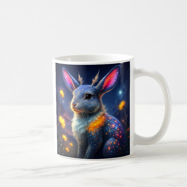Mug Lapin lumineux féerique (Droite)
