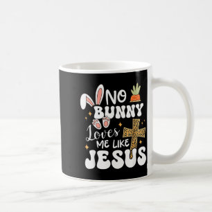 Mug Lapin m'aime comme Jésus chrétien Pâques drôle