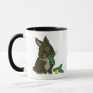 Mug Lapin mangeant du pissenlit