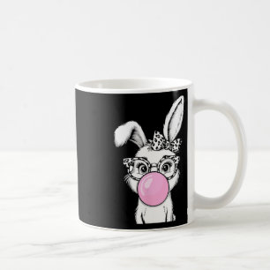 Mug Lapin Mignon Face de Léopard Lunettes de Soleil Pâ