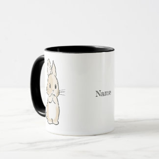 Mug Lapin nettoie les pattes
