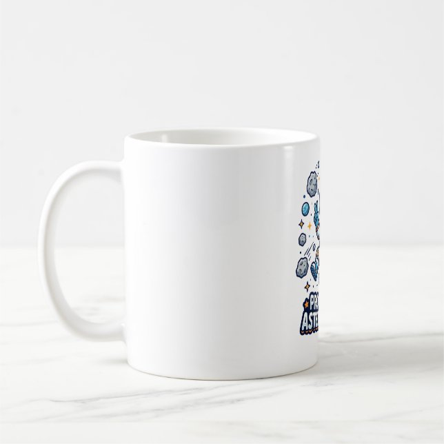 Mug Lapin Proféssionnel Éviteur d'Astéroïdes (Gauche)