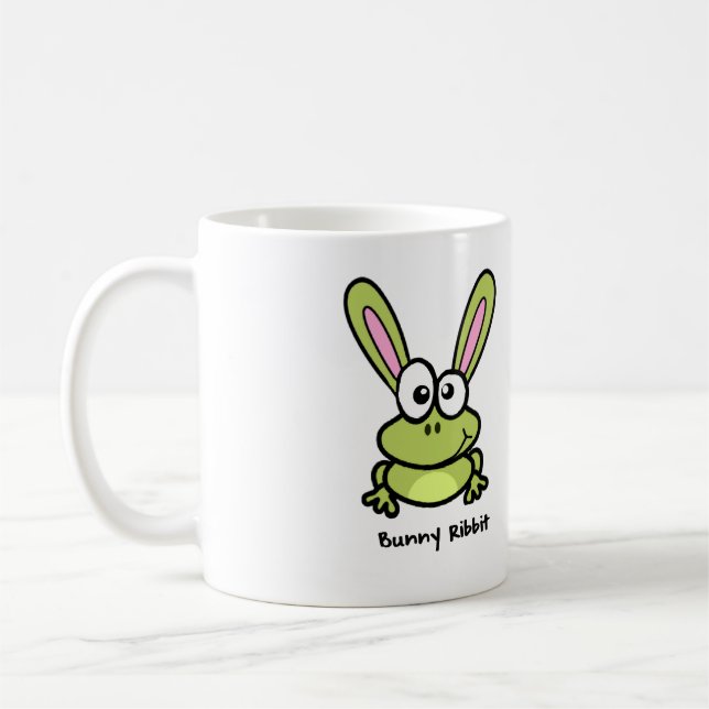 Mug Lapin Ribbit - grenouille de lapin (Gauche)