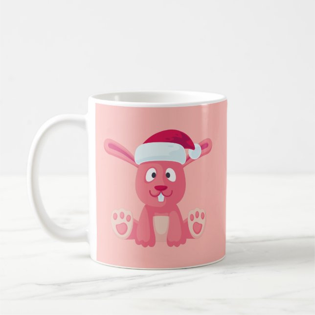 Mug Lapin Rose (Gauche)