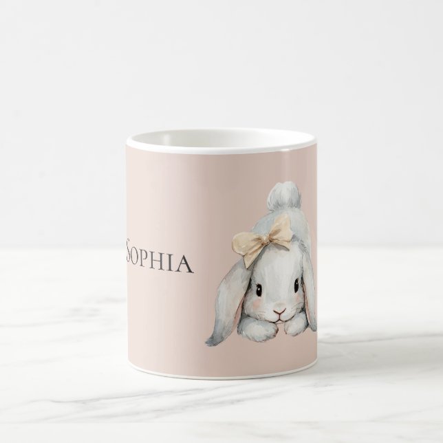 Mug Lapin Rose Blanc Arc Peach (Centre)