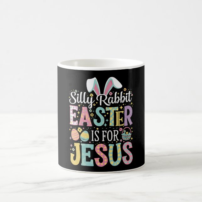 Mug Lapin Silencieux Pâques Est Pour Jésus Mignonne La (Centre)