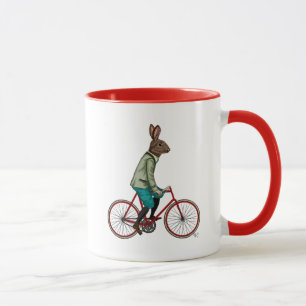 Mug Lapin sur le vélo 2