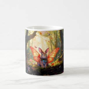 Mug Lapin Whimsical dans une forêt enchantée
