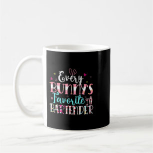 Mug Lapins Chaque Bunnys Barman Favori Cute Coeur