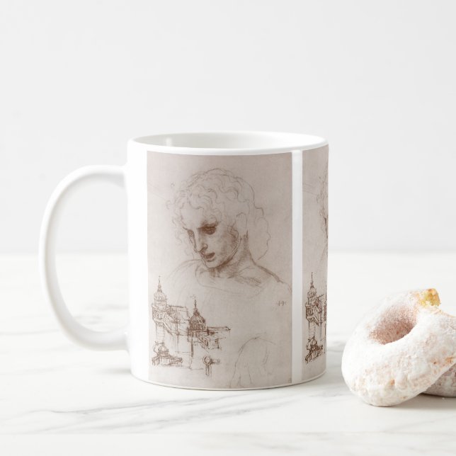 Mug L'Apôtre de Léonard de Vinci au château des Sforza (Avec donut)