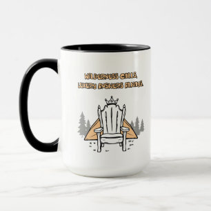 Mug L'appel de la nature, la réponse de luxe, toujours