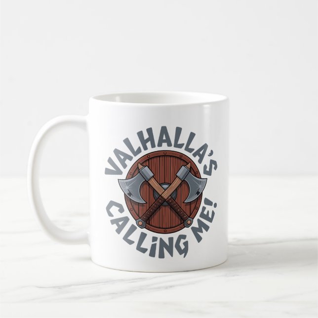 Mug L'appel de Valhalla ! - Guerrier Norrois (Gauche)