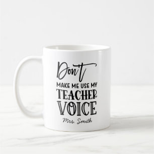 Mug L'appréciation amusante des enseignants personnal