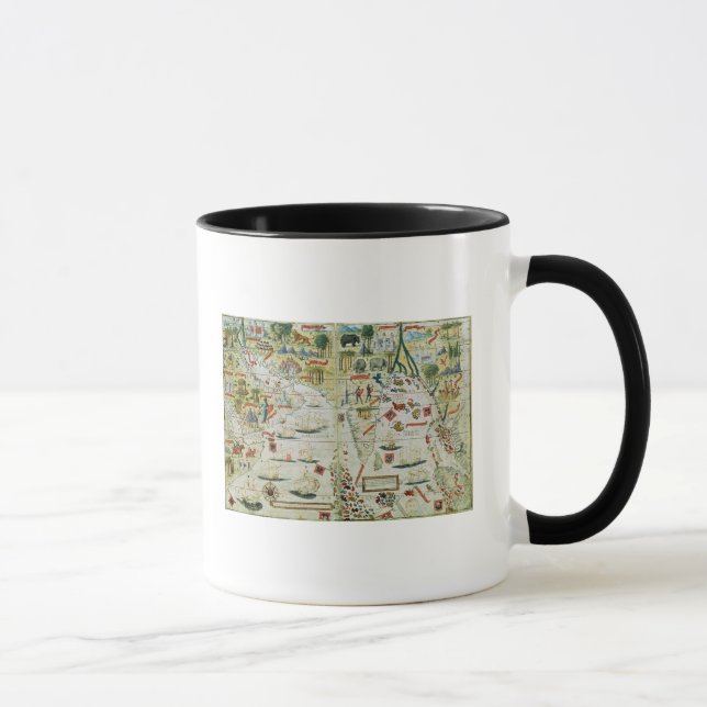 Mug L'Arabie et l'Inde, du "atlas de Miller", c.1519 (Droite)