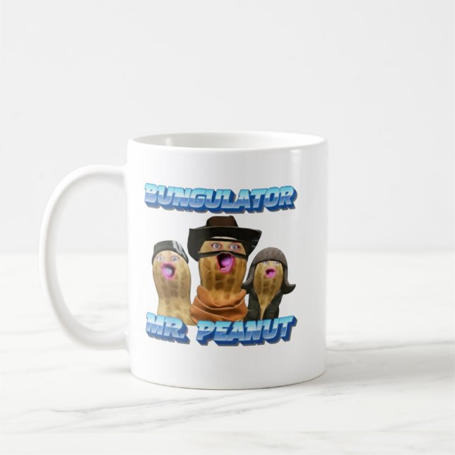 Mug L'arachide brûlée Funny GOOP M. Peanut Bungulator, (Gauche)