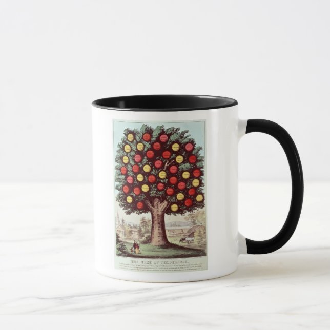 Mug L'arbre de la modération, 1872 (Droite)
