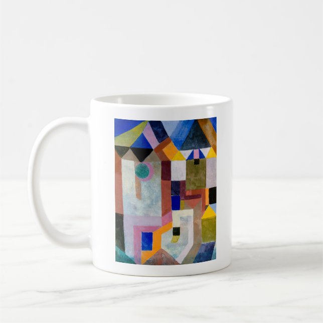 Mug L'Architecture colorée (1917)' de Paul Klee  (Gauche)