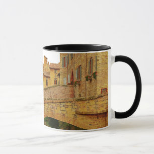 Mug L'architecture des maisons de Gubbio Umbria Italie