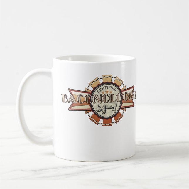 Mug Lard Baconologist certifié par AMOUR (Gauche)