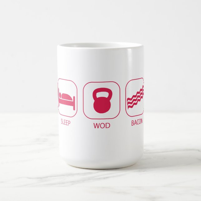 Mug Lard du sommeil WOD - séance d'entraînement et (Centre)
