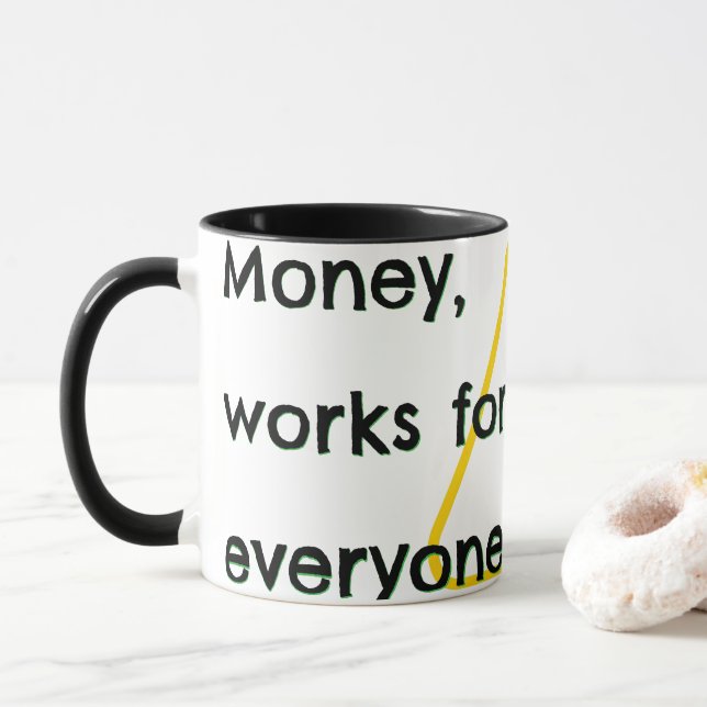 Mug L'argent contre "Dift-Tard$ !" (Avec donut)