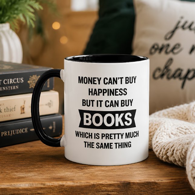 Mug L'Argent Drôle Ne Peut Pas Acheter Le Bonheur Ache (Créateur téléchargé)