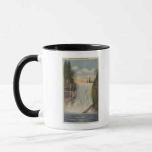 Mug L'argent tombe sur la crique argentée, vue de