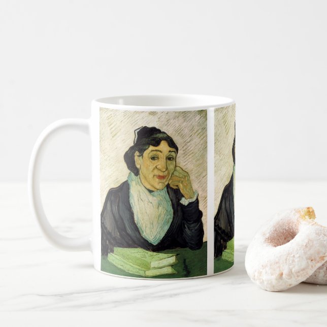 Mug L'Arlésienne (Madame Ginoux) de Vincent van Gogh (Avec donut)