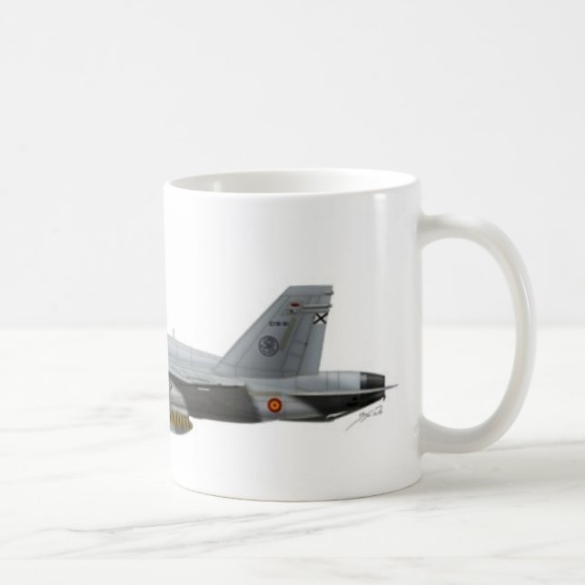 Mug L'Armée de l'Air de NTM08 EF-18A Espagne (Droite)