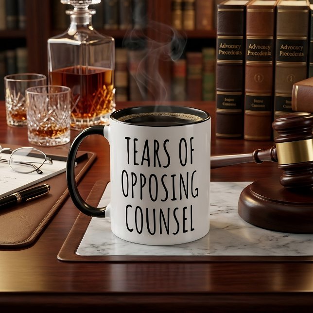 Mug Larmes de l'avocat adverse Blague drôle d'avocat (Créateur téléchargé)