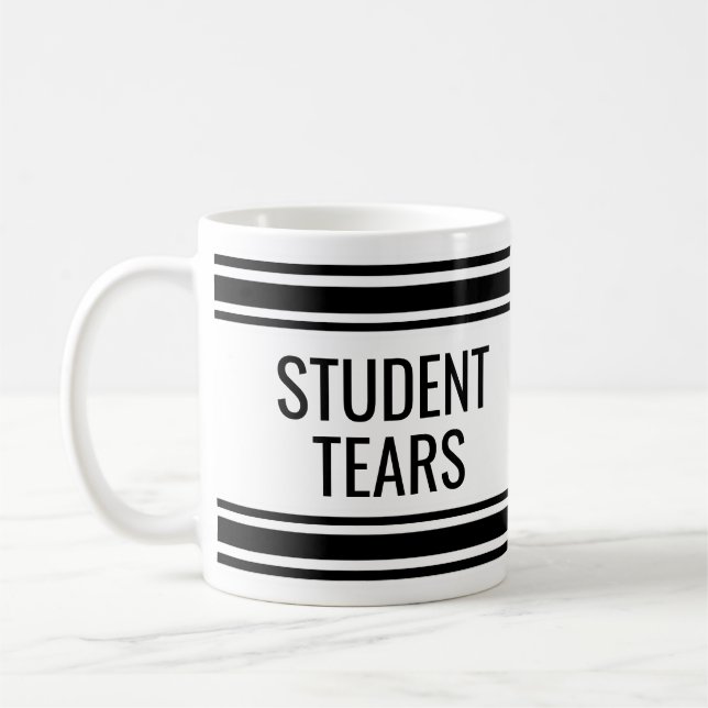 Mug Larmes de l'élève - Drôle décor de la classe de l' (Gauche)