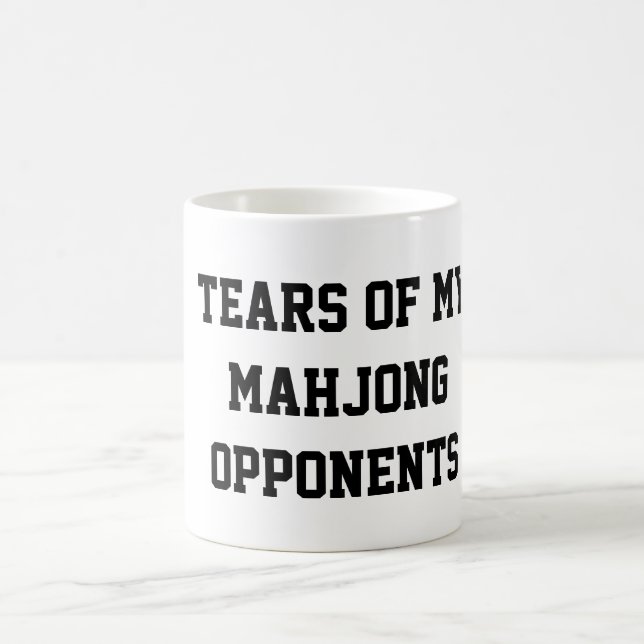 Mug Larmes de mes adversaires de Mahjong drôles (Centre)