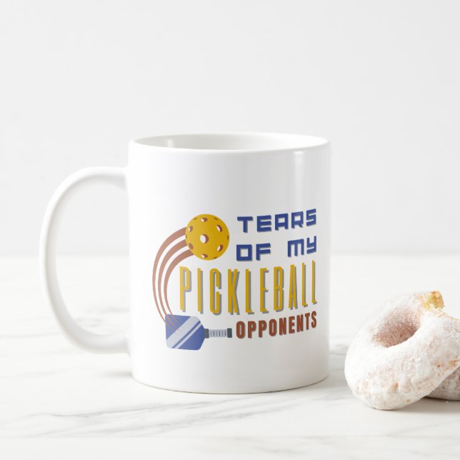 Mug Larmes De Mes Adversaires De Pickleball Joueur De  (Avec donut)