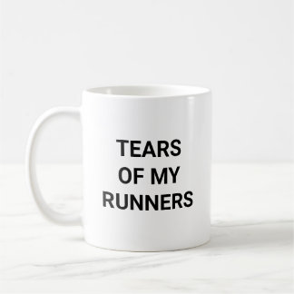 Mug Larmes de mes coureurs Entraîneur de course amusan