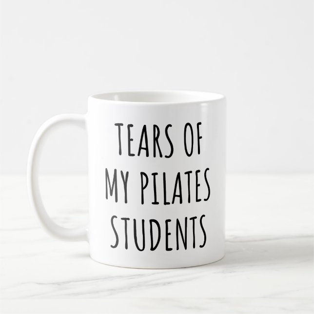 Mug Larmes de mes élèves de Pilates Professeur de Pila (Gauche)