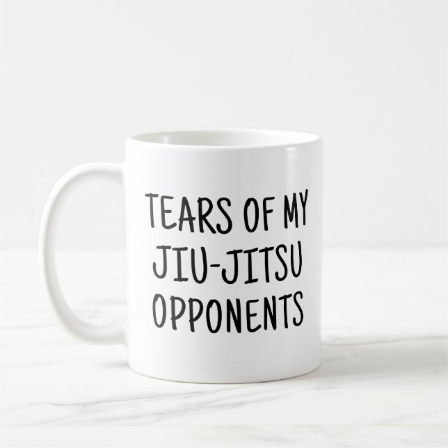 Mug Larmes De Mes Opposants Jiu-Jitsu Drôle Jujutsu (Gauche)