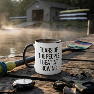 Mug Larmes des gens que j'ai battus à l'aviron Rameur