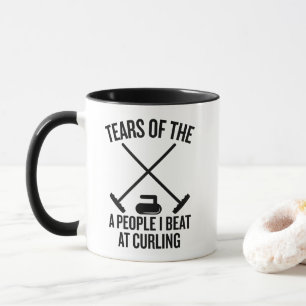 Mug Larmes des gens que j'ai battus au curling drôle