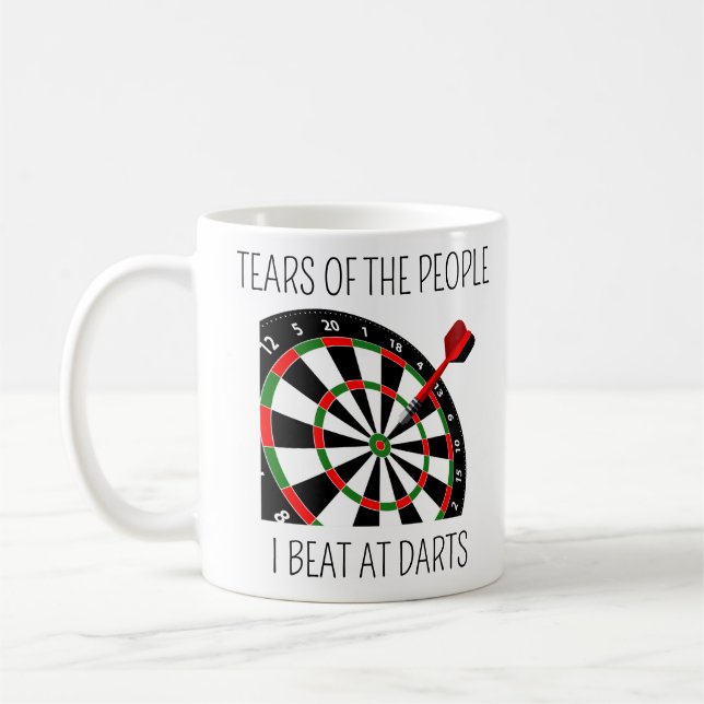 Mug Larmes des gens que j'ai battus aux fléchettes (Gauche)