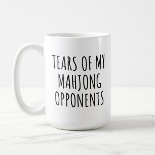 Mug Larmes Drôles de Mes Adversaires de Mahjong
