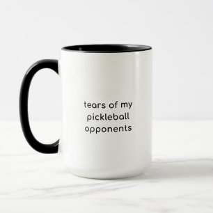 Mug Larmes Drôles de Mes Adversaires de Pickleball