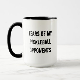 Mug Larmes drôles de mes adversaires de pickleball Typ