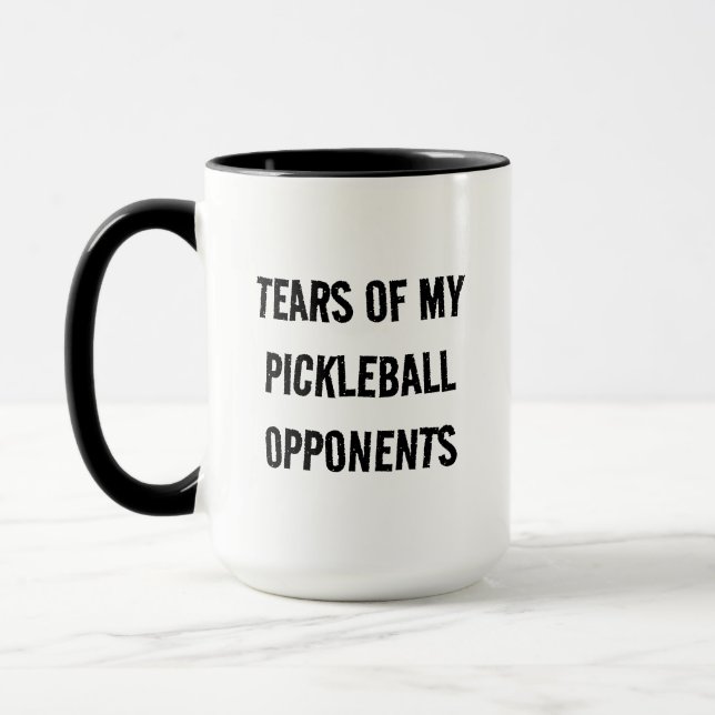 Mug Larmes drôles de mes adversaires de pickleball Typ (Gauche)