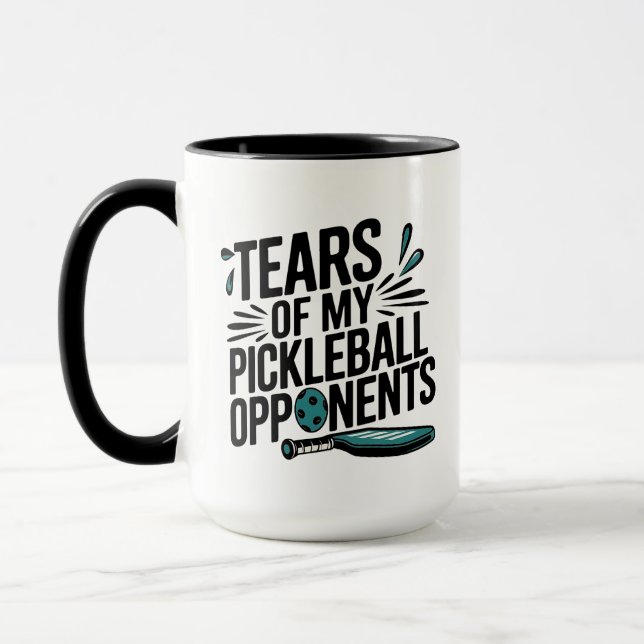 Mug Larmes drôles de mes adversaires de pickleball Typ (Gauche)