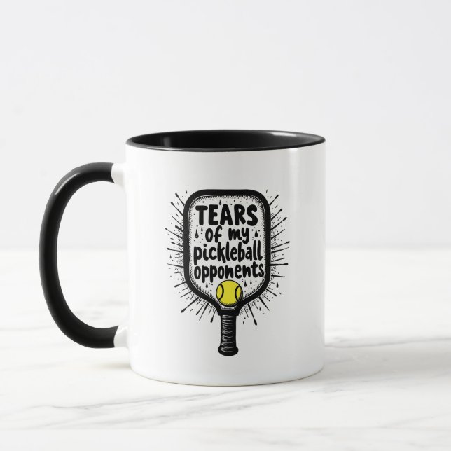 Mug Larmes drôles de mes adversaires de pickleball Typ (Gauche)