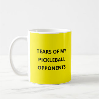 Mug Larmes drôles de mes adversaires de pickleball Typ