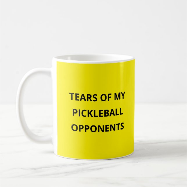 Mug Larmes drôles de mes adversaires de pickleball Typ (Gauche)